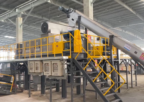 酒糟螺旋壓榨脫水機客戶現場